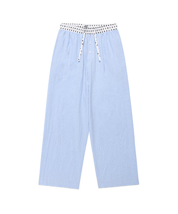 Cavish Women's Check Lounge Pants in Blue