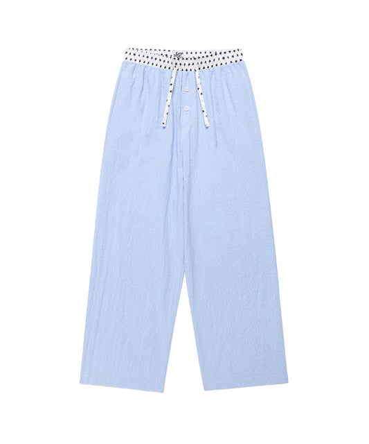 Cavish Women's Check Lounge Pants in Blue