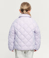 Marithé François Girbaud Kids Lightweight Quilting Down Jacket Light Purple