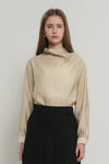 General Idea WOMAN Silky Scarf Blouse