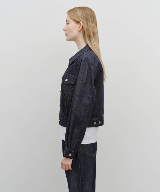 Marithé François Girbaud Women's Denim Tuck Detail Jacket