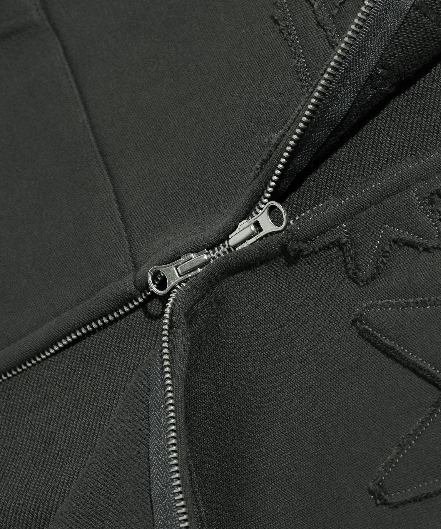 Nice Ghost Club 3 Star Logo Zip Hoodie