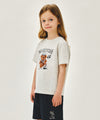 Marithé François Girbaud Kids Marine Bear Regenerated Tee