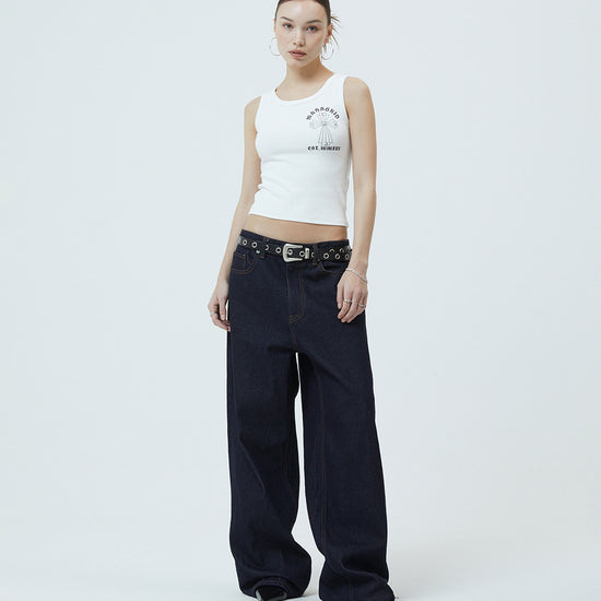 Mahagrid Cross Stud Tank Top