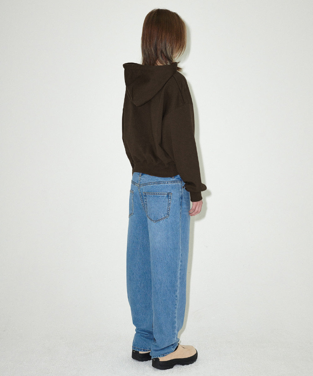 Mahagrid MGD SERIF LOGO CROP HOODIE