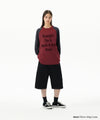 Mahagrid Rock Star Raglan Stripe Long Sleeve Tee