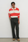 General Idea UNISEX Stripe Rugby Knit