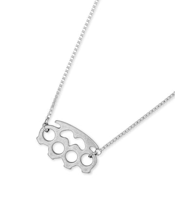 Mahagrid KNUCKLE NECKLACE[SILVER]