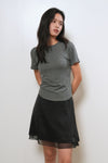General Idea WOMAN Acetate Round Neck T-Shirt
