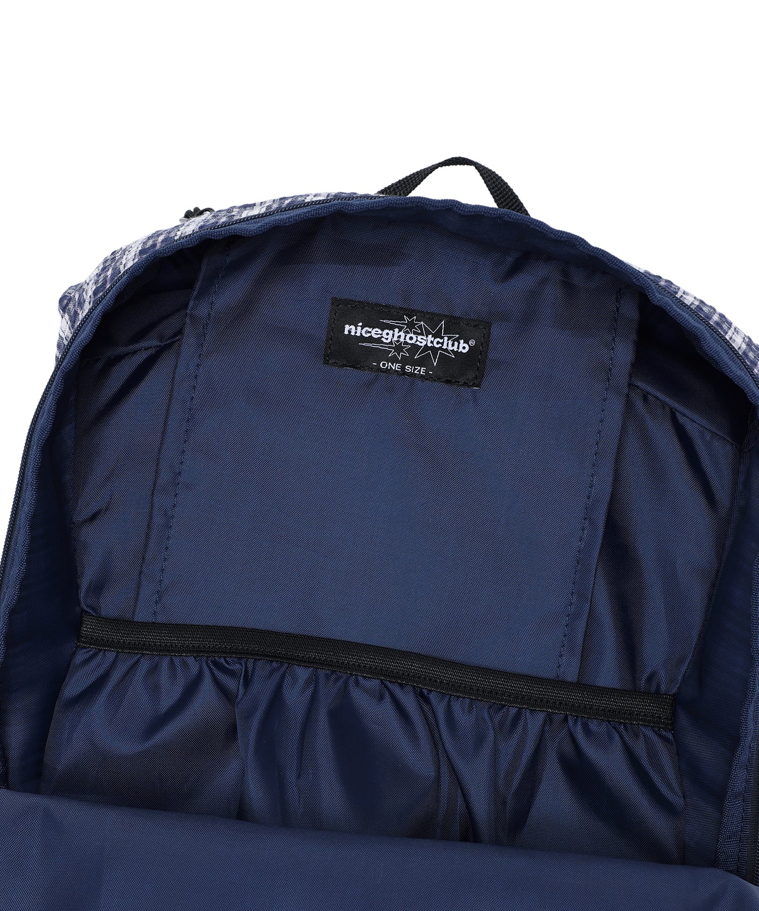 Nice Ghost Club Seersucker Travel Backpack