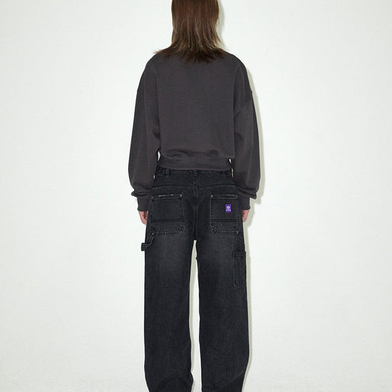 Mahagrid VINTAGE COLLEGE CROP SWEATSHIRT