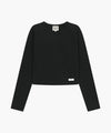 Marithé François Girbaud W BASIC CROP LONG SLEEVE