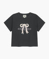 Marithé François Girbaud W SORONA COOL RIBBON GRAPHIC CROP TEE white