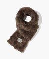 Marithé François Girbaud Classic Logo Fur Muffler