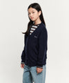 Marithé François Girbaud Kids Basic V-Neck Cardigan Navy