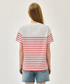 Marithé François Girbaud BLOCK STRIPE TEE