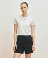 Marithé François Girbaud Marithé SPORT W CLASSIC LOGO CROP TEE navy