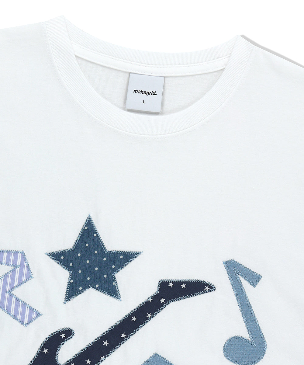 Mahagrid ROCK STAR APPLIQUE TEE