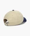 Marithé François Girbaud CLASSIC LOGO 6PANEL COLOR BLOCK CAP ivory