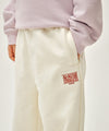 Marithé François Girbaud Kids Classic Logo Sweatpants Cream
