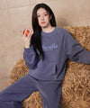 Marithé François Girbaud Garment Dyed Oversized Sweatshirt