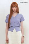 General Idea WOMAN Airy V-Neck Cable Cardigan