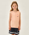 Marithé François Girbaud Kids Doodle Classic Logo Pocket Sleeveless Blue