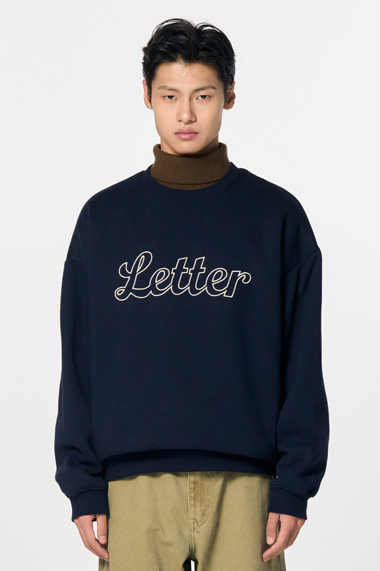 General Idea UNISEX Lettering Fleece Sweatshirt