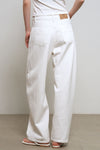 General Idea WOMAN Washing Curved Denim Pants [IVORY]