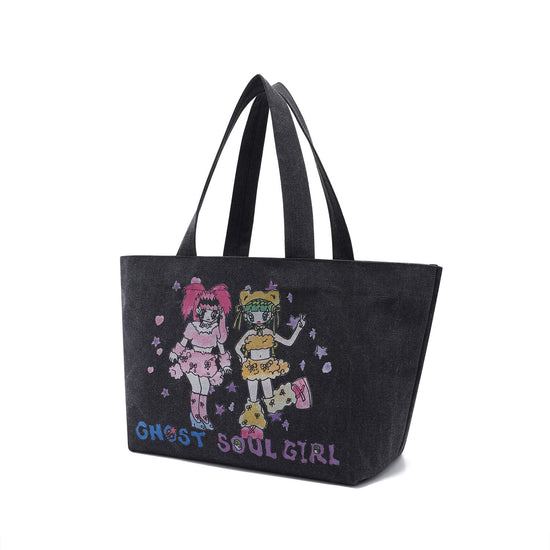 Nice Ghost Club Soul Pussy Cat Ghost Soul Girl Tote Bag