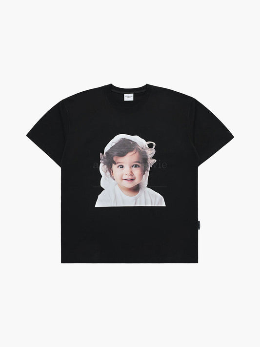 ADLV BABY FACE WAVE HAIR SHORT SLEEVE T-SHIRT
