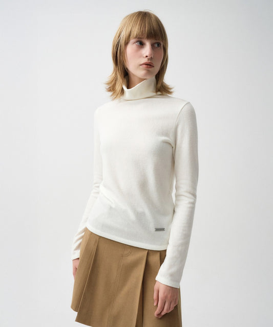 Marithé François Girbaud Women's Warm Touch Turtleneck Long Sleeve Olive