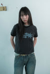 Nice Ghost Club Stripe Rush 3Star Ringer Crop Tee