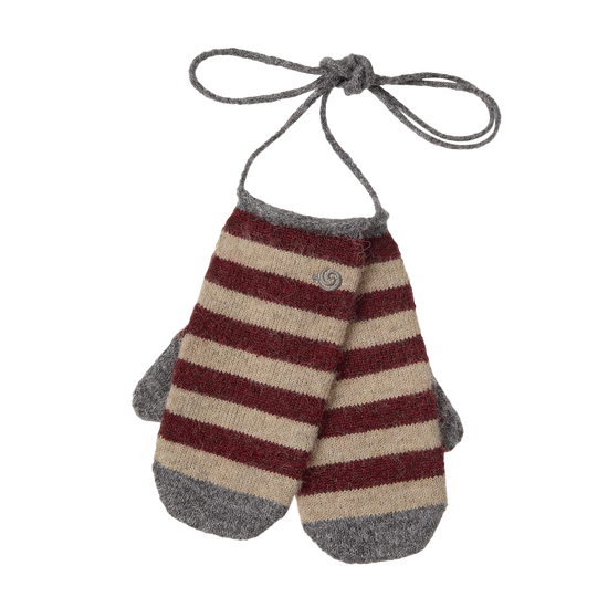 AEAE Stripe Mitten Gloves