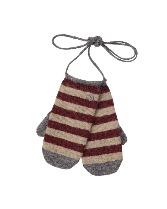 AEAE Stripe Mitten Gloves
