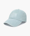 Marithé François Girbaud Denim Washing Classic Logo Covered Cap Light Blue
