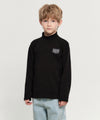 Marithé François Girbaud Kids Classic Logo Half Neck Long Sleeve - Ivory