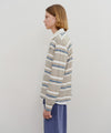 Marithé François Girbaud STRIPE COLLAR LONG SLEEVE