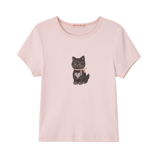 Bitter Cells Kitty Cherry Tee
