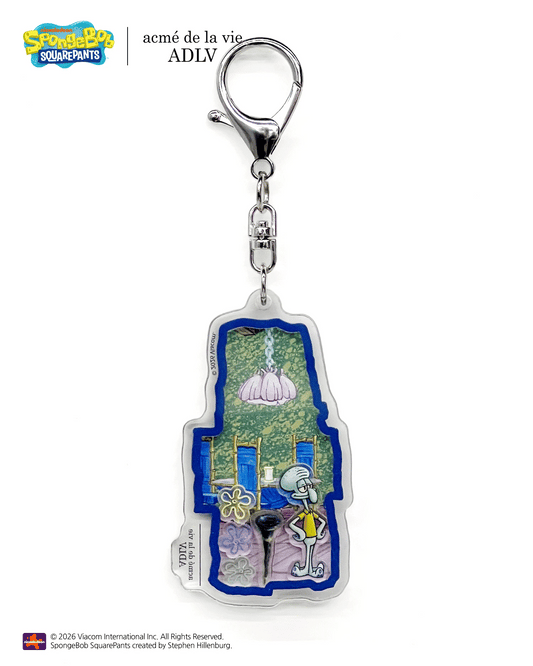ADLV Bikini Bottom Squidward House Keyring
