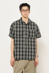 General Idea MAN Seersucker Half Check Shirt