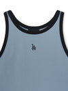 MLB Women's Basic Ringer Crop Sleeveless T-shirt