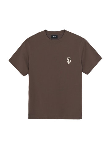 MLB BASIC SMALL LOGO SEMI OVER-FIT T-shirt