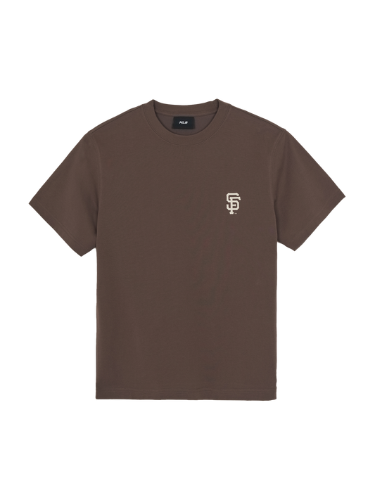 MLB BASIC SMALL LOGO SEMI OVER-FIT T-shirt