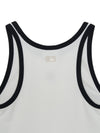 MLB Women's Basic Ringer Crop Sleeveless T-shirt