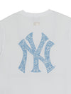 MLB BASIC LACE MEGA LOGO OVER FIT T-shirt