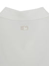 MLB Women's Basic Slim Fit Crop Open Collar Polo T-Shirts