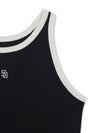 MLB Women's Basic Ringer Ribbed Sleeveless Ops