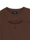 MLB Women's Cut Out Detail Slim Semi Crop T-Shirts