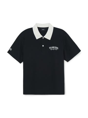 MLB Basic Small Letter Comfortable Fit Polo T-Shirts